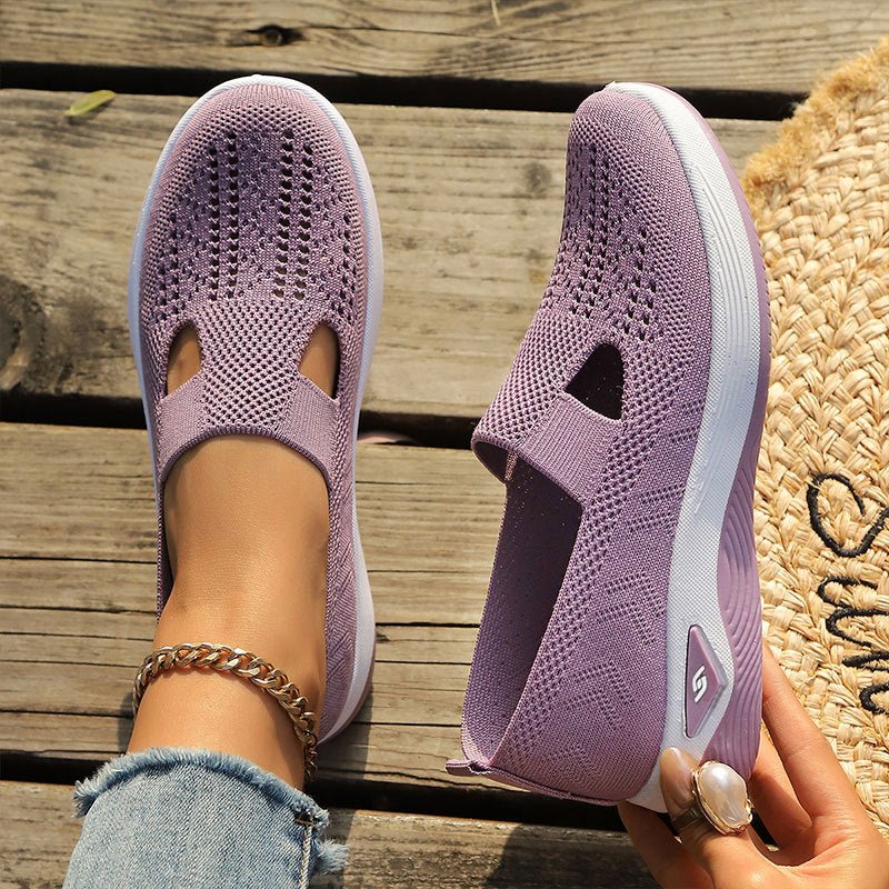 Flat Slip - On Casual Mesh Shoes for Women - UrbanNest Co