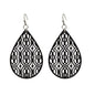 AU Post Oval Hollow Ethnic Water Drop Dangle Earrings Boho Teardrop Jewellery - UrbanNest Co
