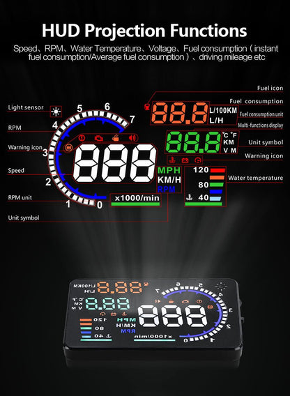 Car HUD Windscreen Projector For Jaguar S - Type Head Up Display - UrbanNest Co
