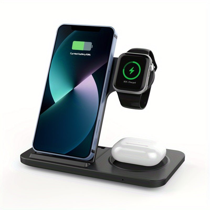 3 - in - 1 Fast Wireless Charger for iPhone & Apple Devices - UrbanNest Co