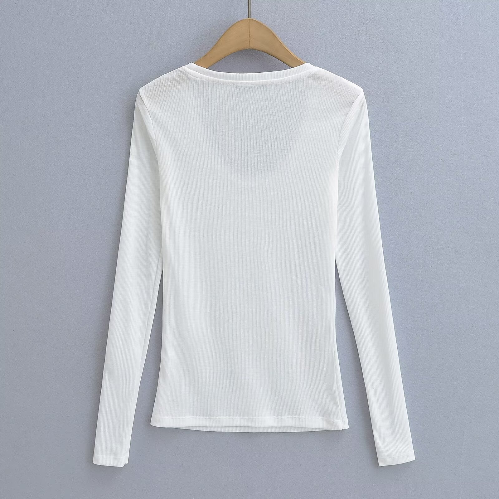 Minimally ribbed semi transparent T-shirt - UrbanNest Co
