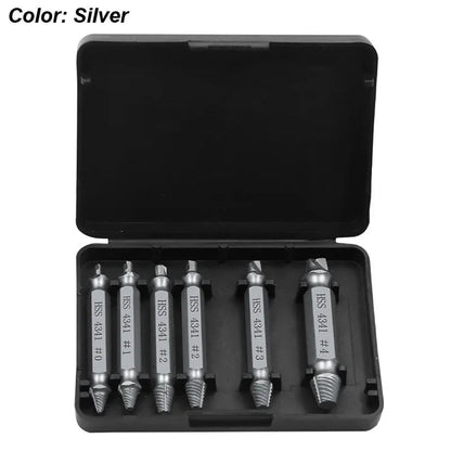 Damaged Screw Extractor Set HSS Drill Bit Stripped Broken Remover Small Easily Quickly Take Out Kit Easy Demolition Power Tools - UrbanNest Co