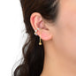 Gold Tassel Ball Ear Clip Non - Piercing Cartilage Earrings Unisex Ear Cuff 1 pc - UrbanNest Co