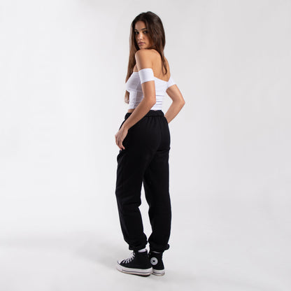 0891 - Women's Off Shoulder Cropped Tee - UrbanNest Co