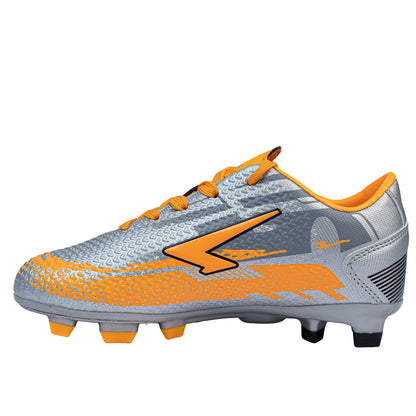 Knight XTR Junior Football Boots - Silver/Orange - UrbanNest Co