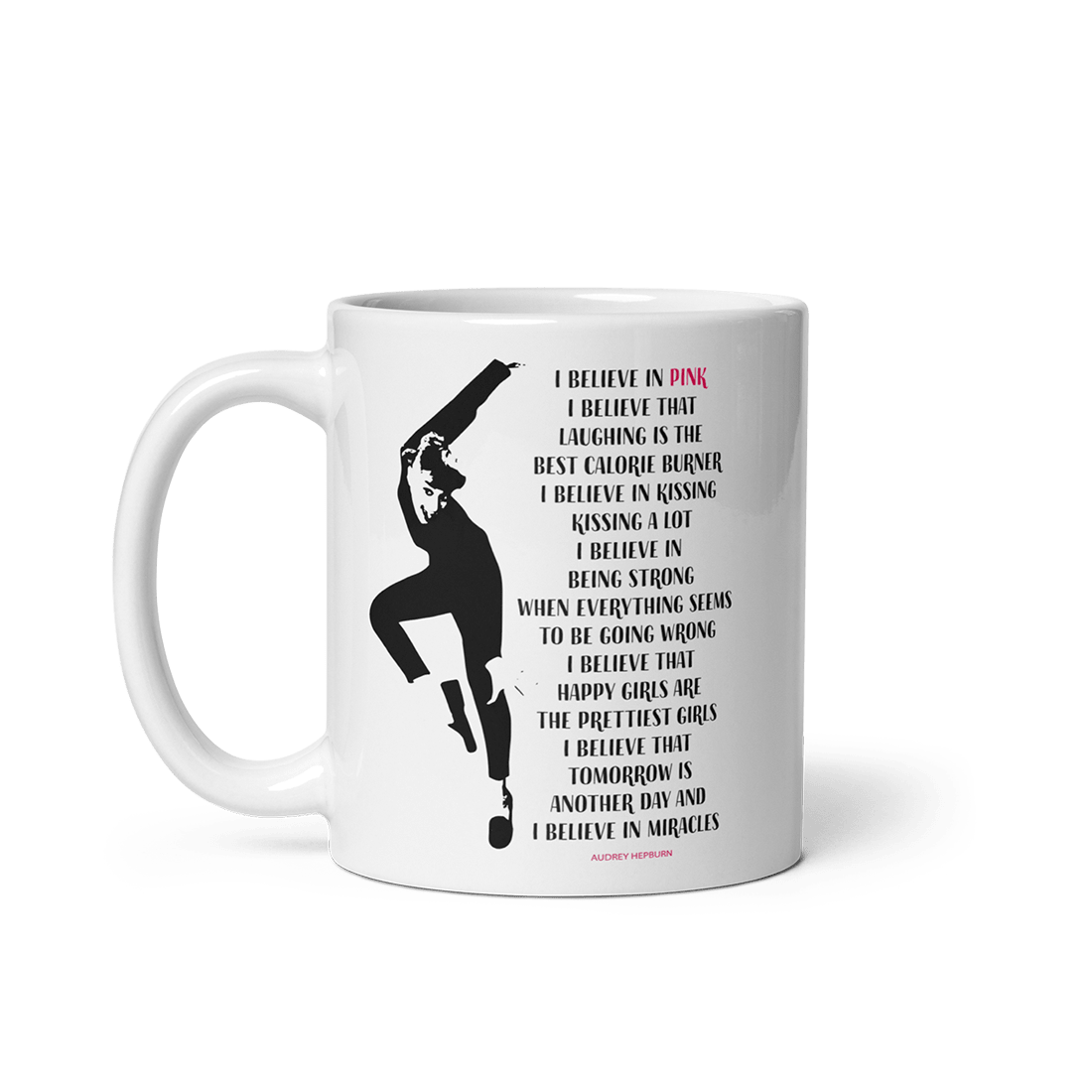 I Believe in Pink Quote Mug - UrbanNest Co