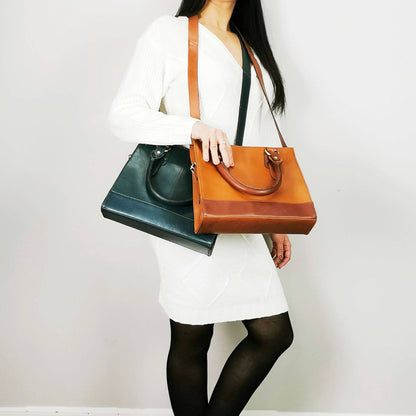 The Signature 15" Leather Laptop Bag, Tan - UrbanNest Co