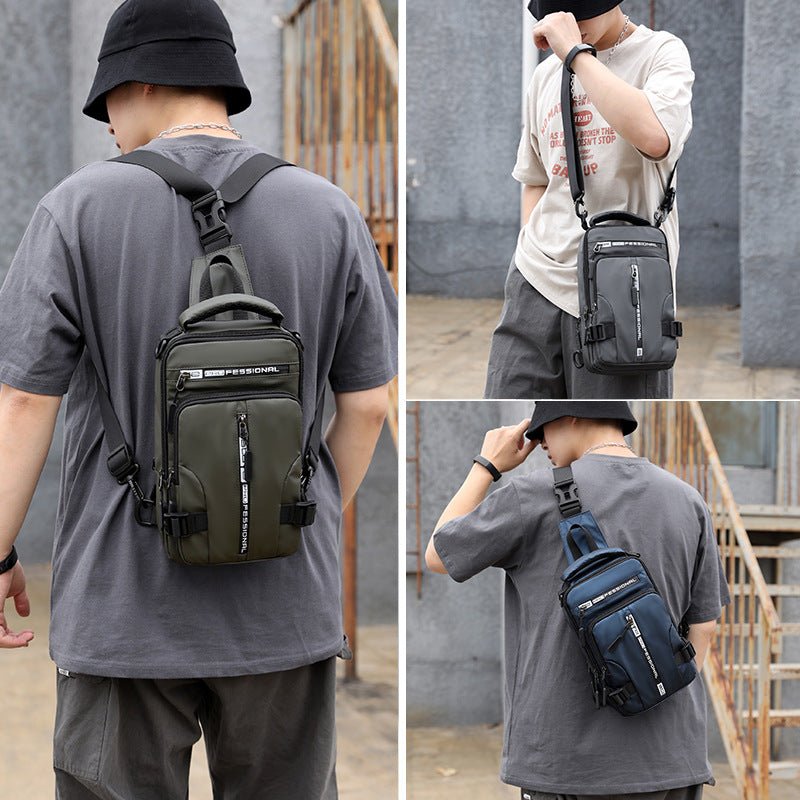 Men's Crossbody Bag: Stylish & Functional Sling Backpack for Everyday Use - UrbanNest Co