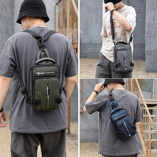 Men's Crossbody Bag: Stylish & Functional Sling Backpack for Everyday Use - UrbanNest Co