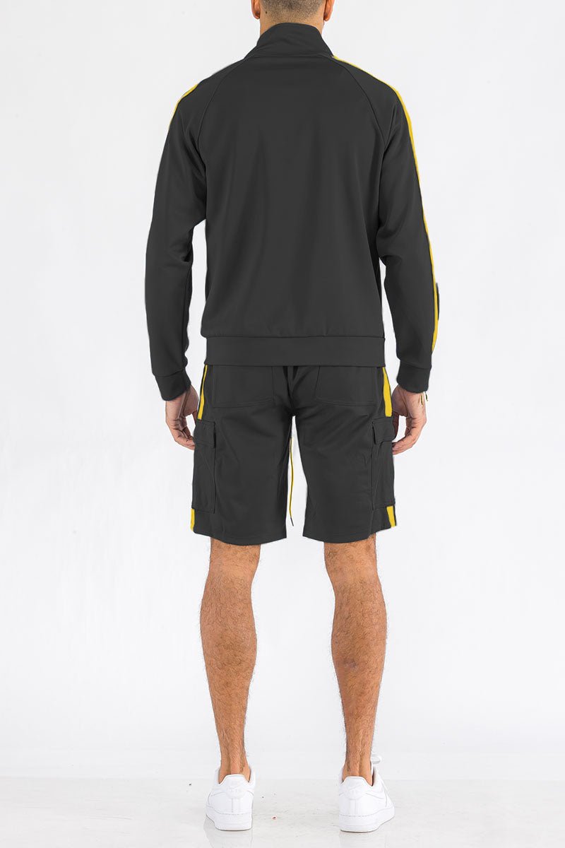 TWO STRIPE CARGO SHORT SET - UrbanNest Co