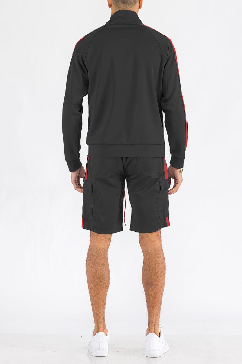 TWO STRIPE CARGO SHORT SET - UrbanNest Co