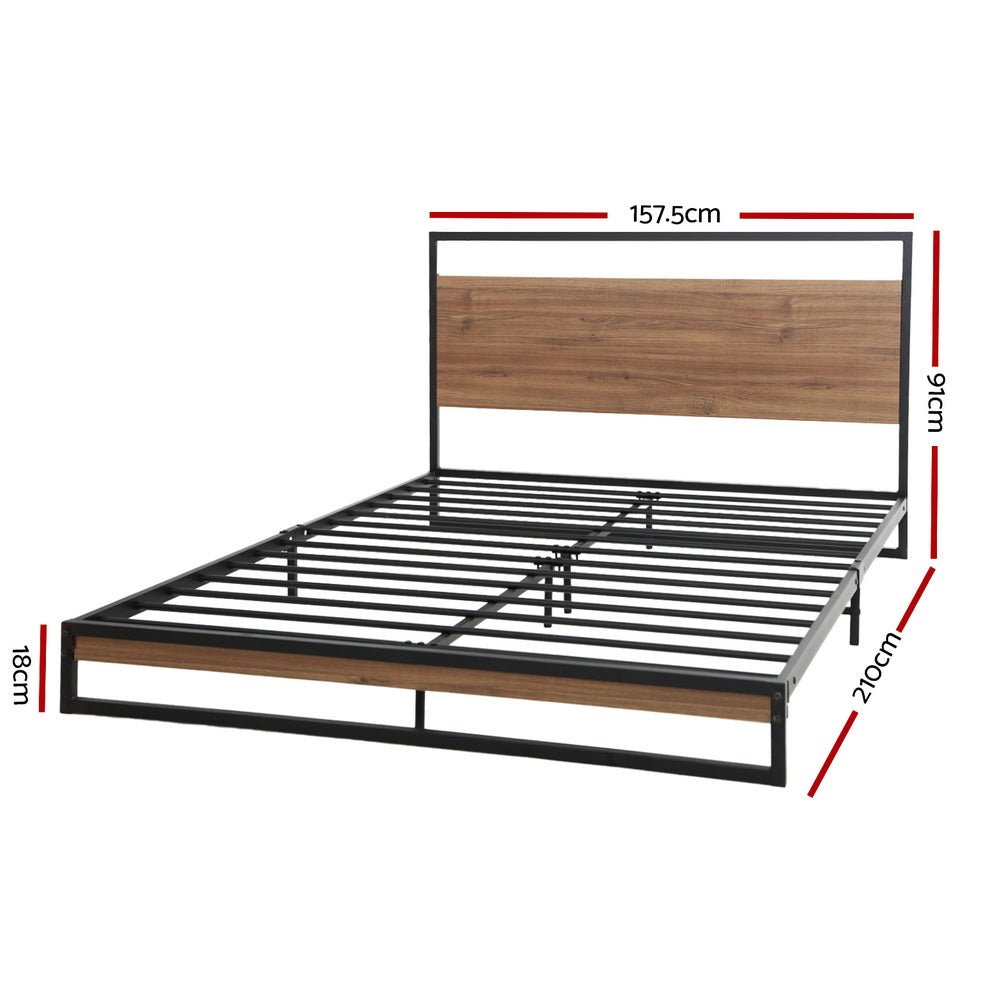 Artiss Bed Frame Queen Size Metal Bed Frame DANE - UrbanNest Co