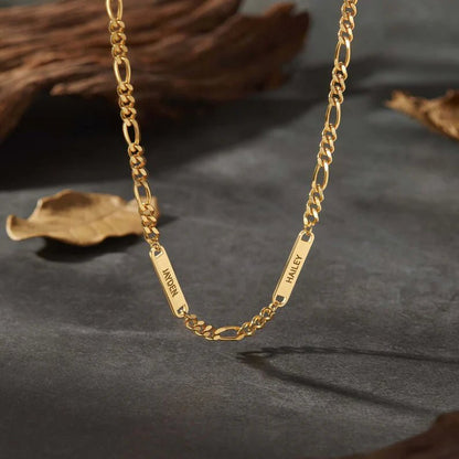 Dad Necklace With Kids Names, Engraved Dad Necklace - UrbanNest Co