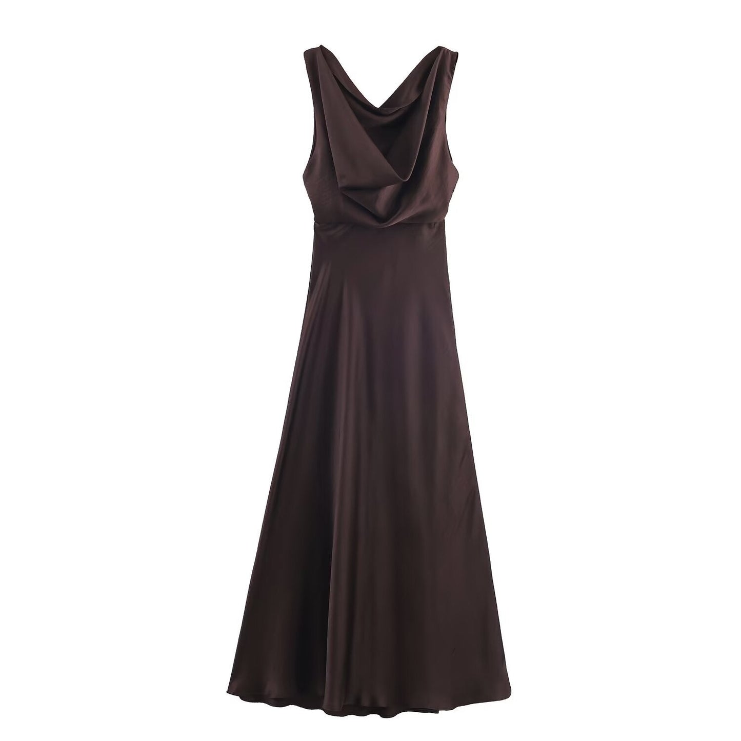 Silk texture Midi spring dress - UrbanNest Co