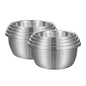 SOGA 2X Stainless Steel Nesting Basin Colander Perforated Kitchen Sink Washing Bowl Metal Basket Strainer Set of 4 - UrbanNest Co