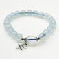 Sterling Silver Crystal Aroma Bracelet - Aquamarine | Energy & Healing | Diffuser Jewellery - UrbanNest Co