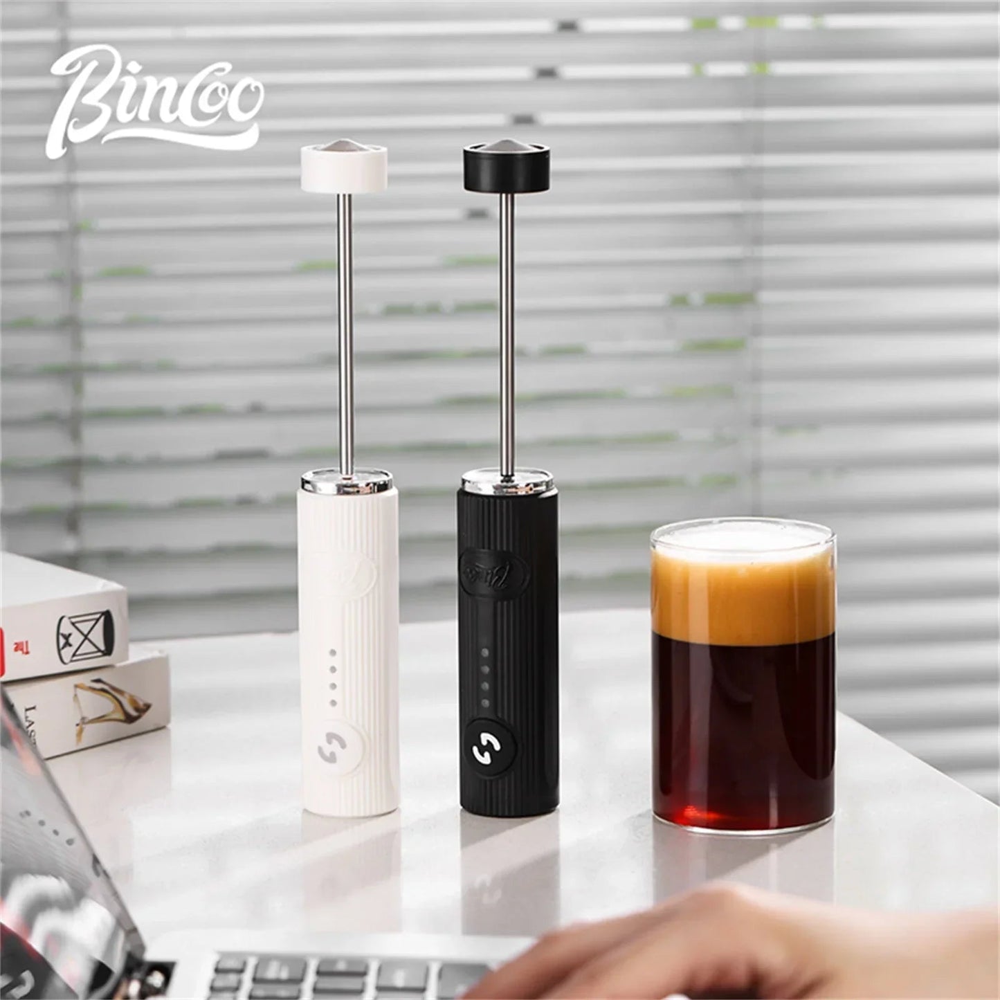 Electric Milk Frother, Wireless Handheld Blender - UrbanNest Co