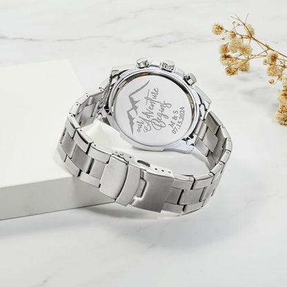 Personalized Mens Watch, Boyfriend Gift, Anniversary Gift - UrbanNest Co