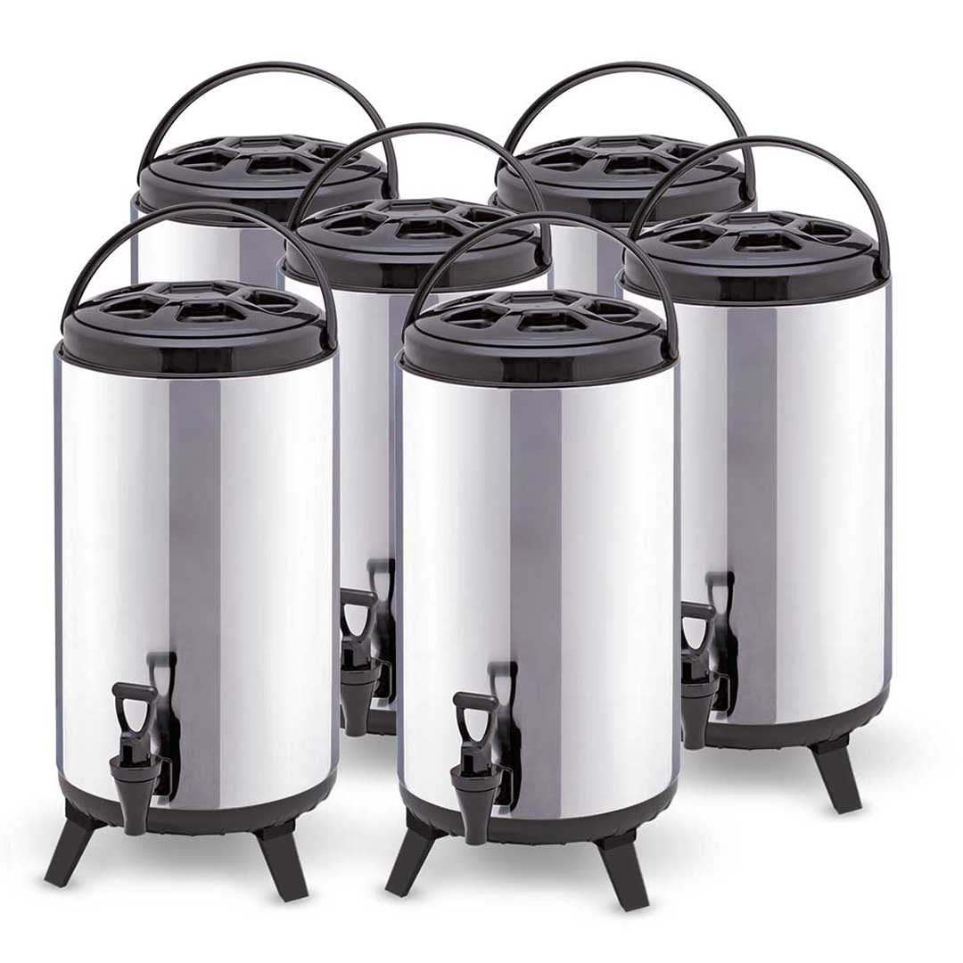 SOGA 6X 16L Portable Insulated Cold/Heat Coffee Tea Beer Barrel Brew Pot With Dispenser - UrbanNest Co