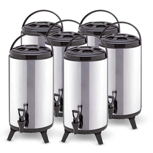 SOGA 6X 16L Portable Insulated Cold/Heat Coffee Tea Beer Barrel Brew Pot With Dispenser - UrbanNest Co