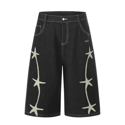 STARRY - Baggy Graphic Jorts - UrbanNest Co