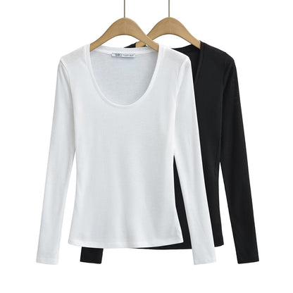 Minimally ribbed semi transparent T-shirt - UrbanNest Co
