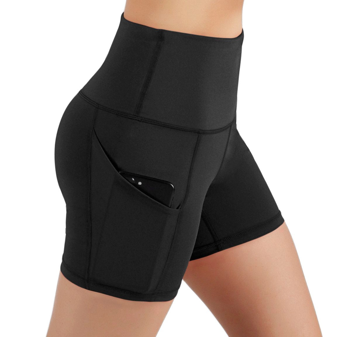 JupiterGear Jolie High - Waisted Athletic Shorts with Hip Pockets - UrbanNest Co