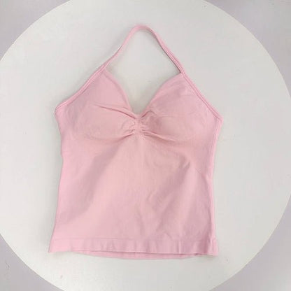 Women's Sexy Sports bra - Open Back Design, Breathable Stretchy Fabric - UrbanNest Co