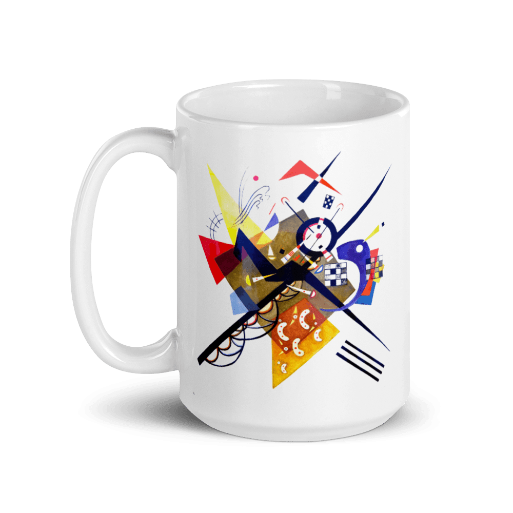 Wassily Kandinsky On White II (Auf Weiss) 1923, Artwork Mug - UrbanNest Co