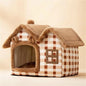 Removable Roof Plush Pet House - UrbanNest Co