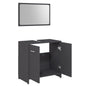 NNEVL Bathroom Furniture Set Grey Chipboard - UrbanNest Co