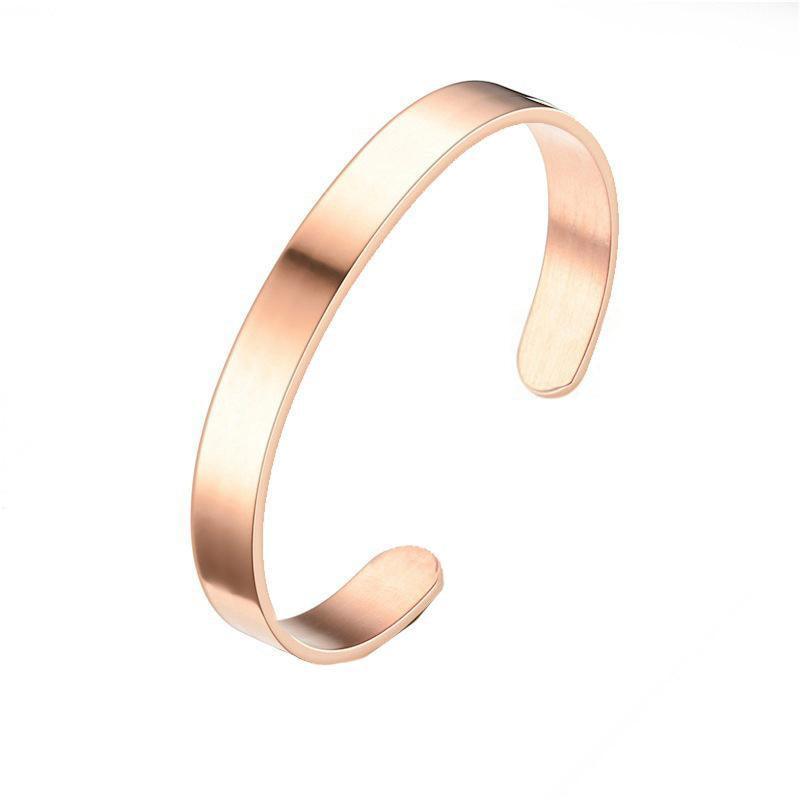 8MM Cuff Bracelet Stainless Steel Twisted Open Bangle Bracelet Men Women Jewlery - UrbanNest Co