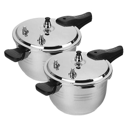 2X 5L Commercial Grade Stainless Steel Pressure Cooker - UrbanNest Co