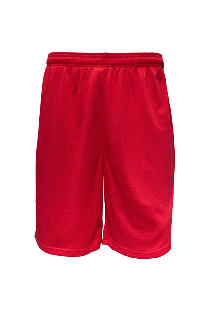 Swish Mens Basketball Shorts - Red - UrbanNest Co