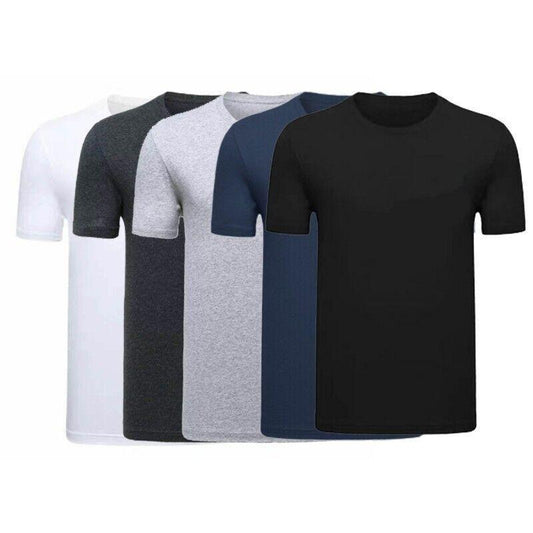 2XL Gildan Men T-shirt Plain Blank 100% premium Cotton Basic Tee Short Sleeve 76000 - UrbanNest Co