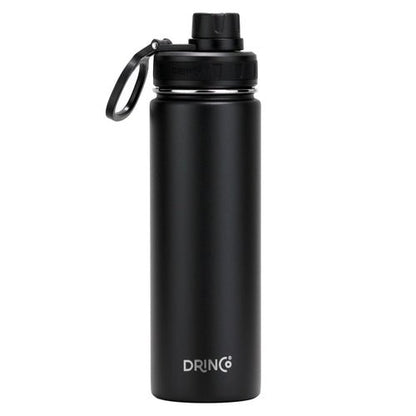 DRINCO® 22oz Stainless Steel Sport Water Bottle - Black - UrbanNest Co