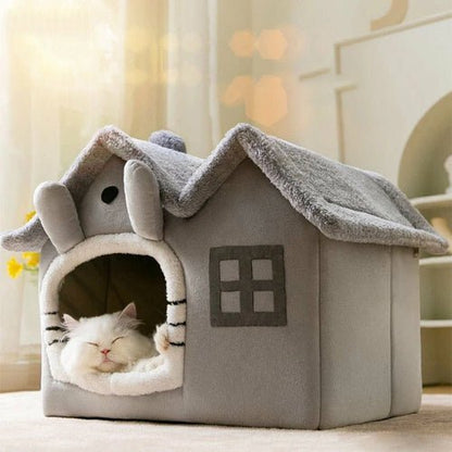 Removable Roof Plush Pet House - UrbanNest Co