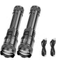 Ultra Bright P50 LED Flashlight Tactical EDC Zoomable Handheld Torch Emergency Spotlight 14500 18650 Battery - UrbanNest Co