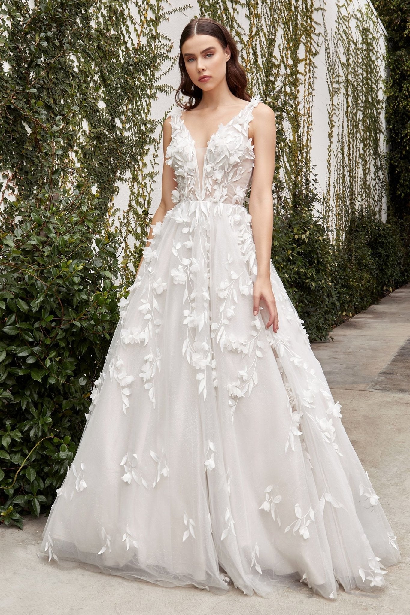 Liza Floral Wedding Gown - UrbanNest Co