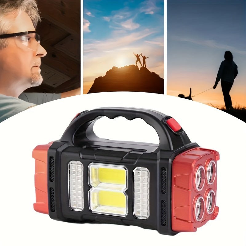 NNETM Portable LED Solar Camping Lantern Rechargeable Flashlight - UrbanNest Co