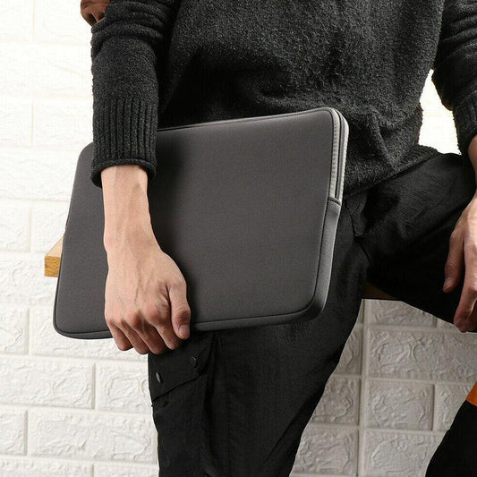 Grey Laptop Macbook Notebook Sleeve Bag Travel Carry Case Cover For 11 13 14 15 Inch Lap Top - UrbanNest Co