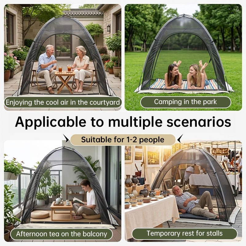 Cool Mesh Tent with Mosquito - Proof Design — Double - Sized Anti - Insect Screen Canopy for Weekend Outdoor Relaxation - UrbanNest Co