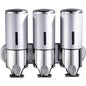Stainless Steel Lever Soap Dispenser Manual Push Shower Gel Hotel Bathroom Use - UrbanNest Co