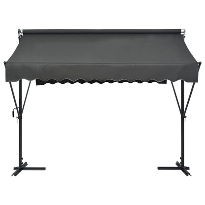NNEVL Free Standing Awning 300x300 cm Anthracite - UrbanNest Co