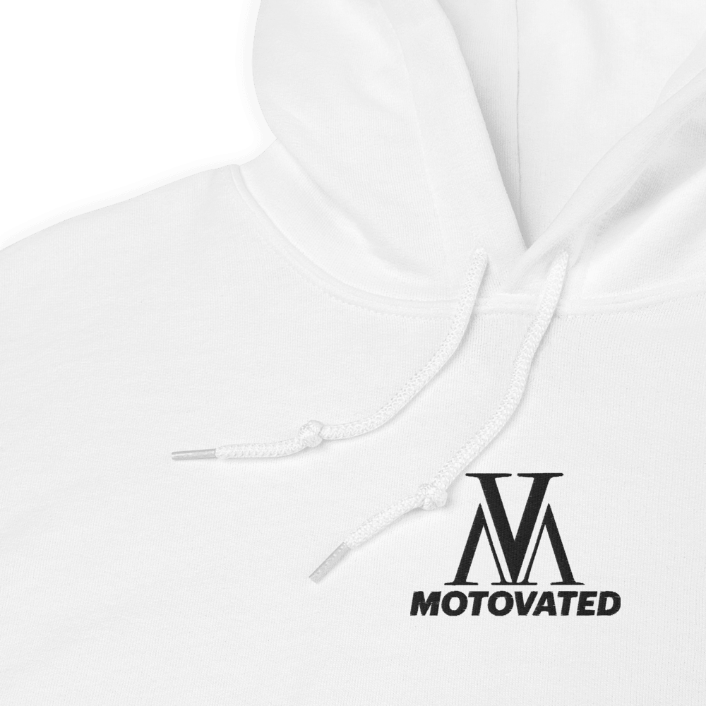 Embroided Motovated Hoodie - UrbanNest Co