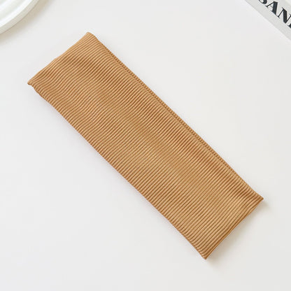 Cotton Elastic Headband Wide Sweat - Absorbent Band, Solid Color, Multi - Functional Headwear - UrbanNest Co