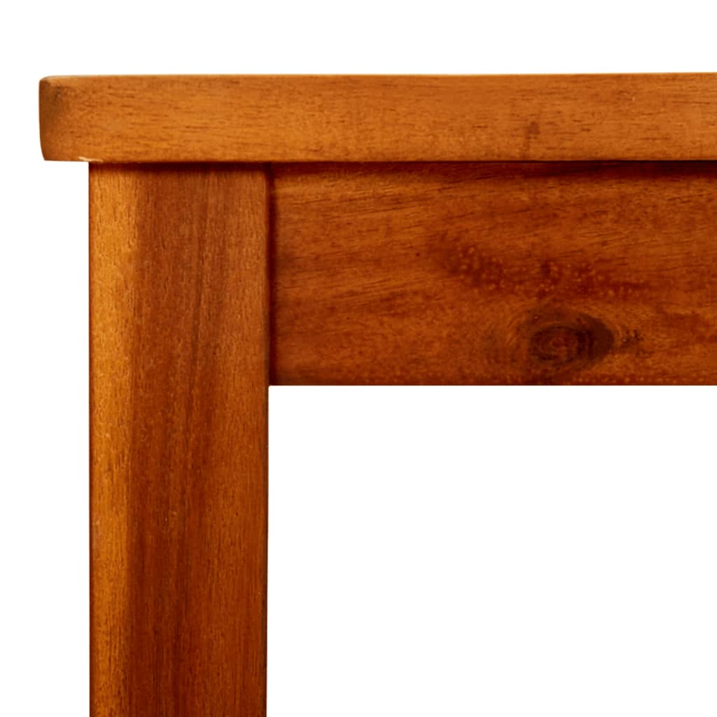 NNEVL Garden Coffee Table 85x85x45 cm Solid Acacia Wood - UrbanNest Co