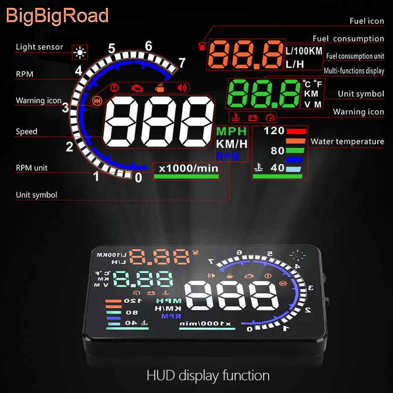Car HUD Windscreen Projector For Jaguar S - Type Head Up Display - UrbanNest Co