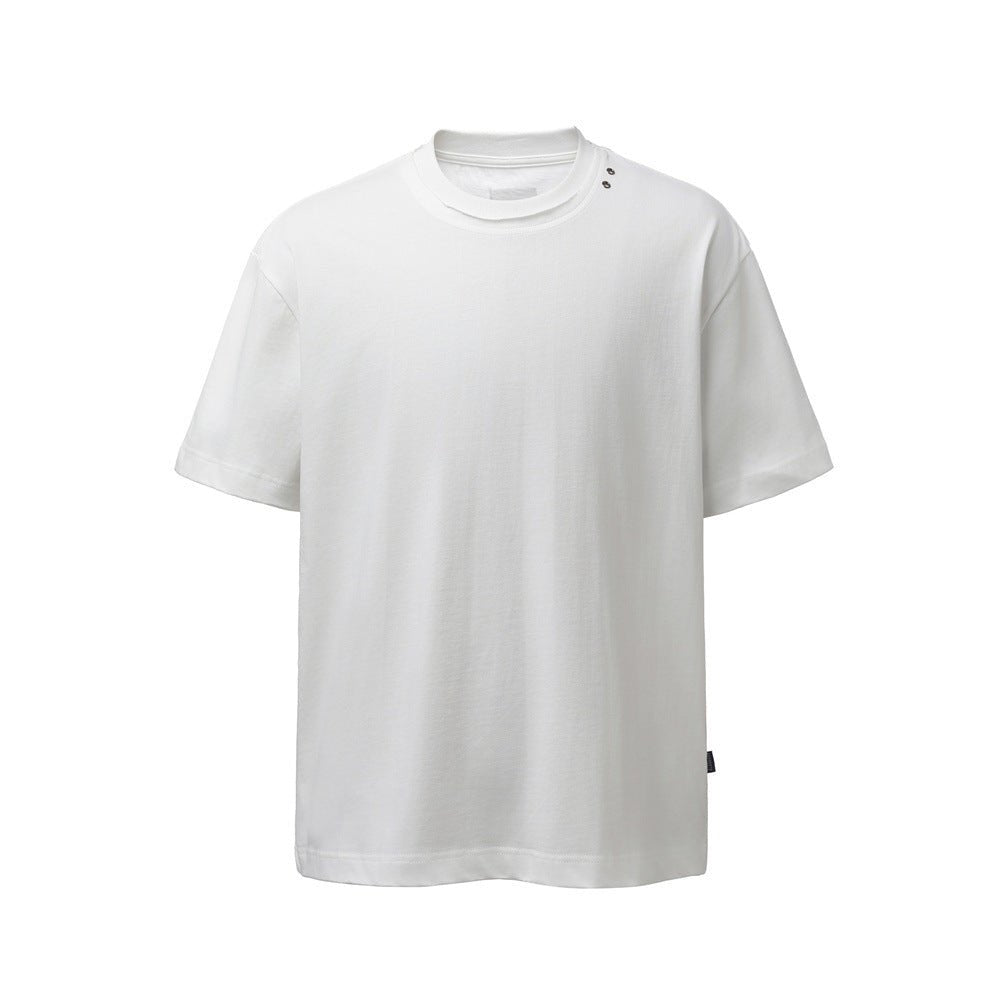 Simple pure cotton short sleeved t-shirt - UrbanNest Co