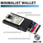Minimalist Pop up Wallet with Money Clip, All Aluminum Slide Rfid Slim Card Holder - UrbanNest Co